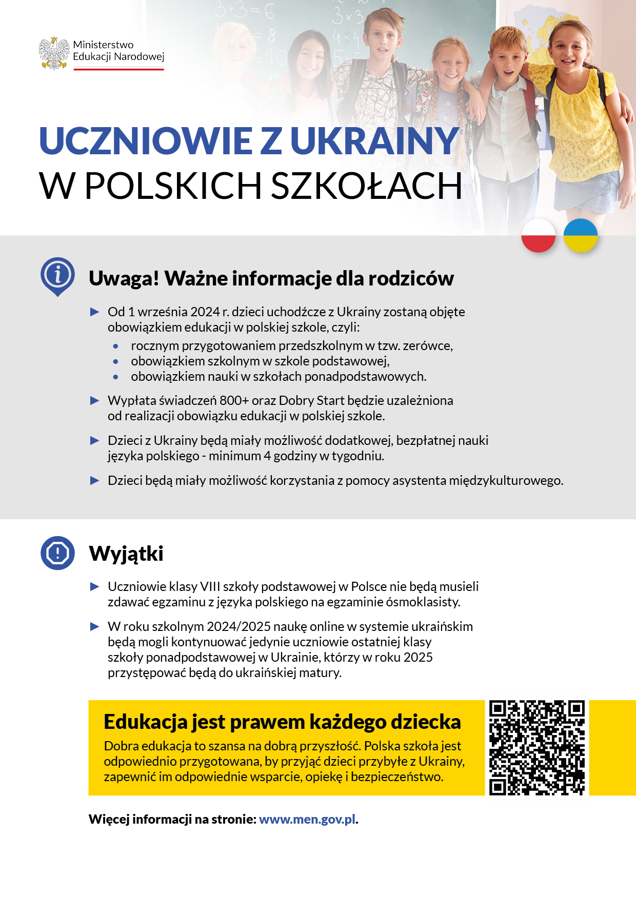 Ulotka w języku polskim