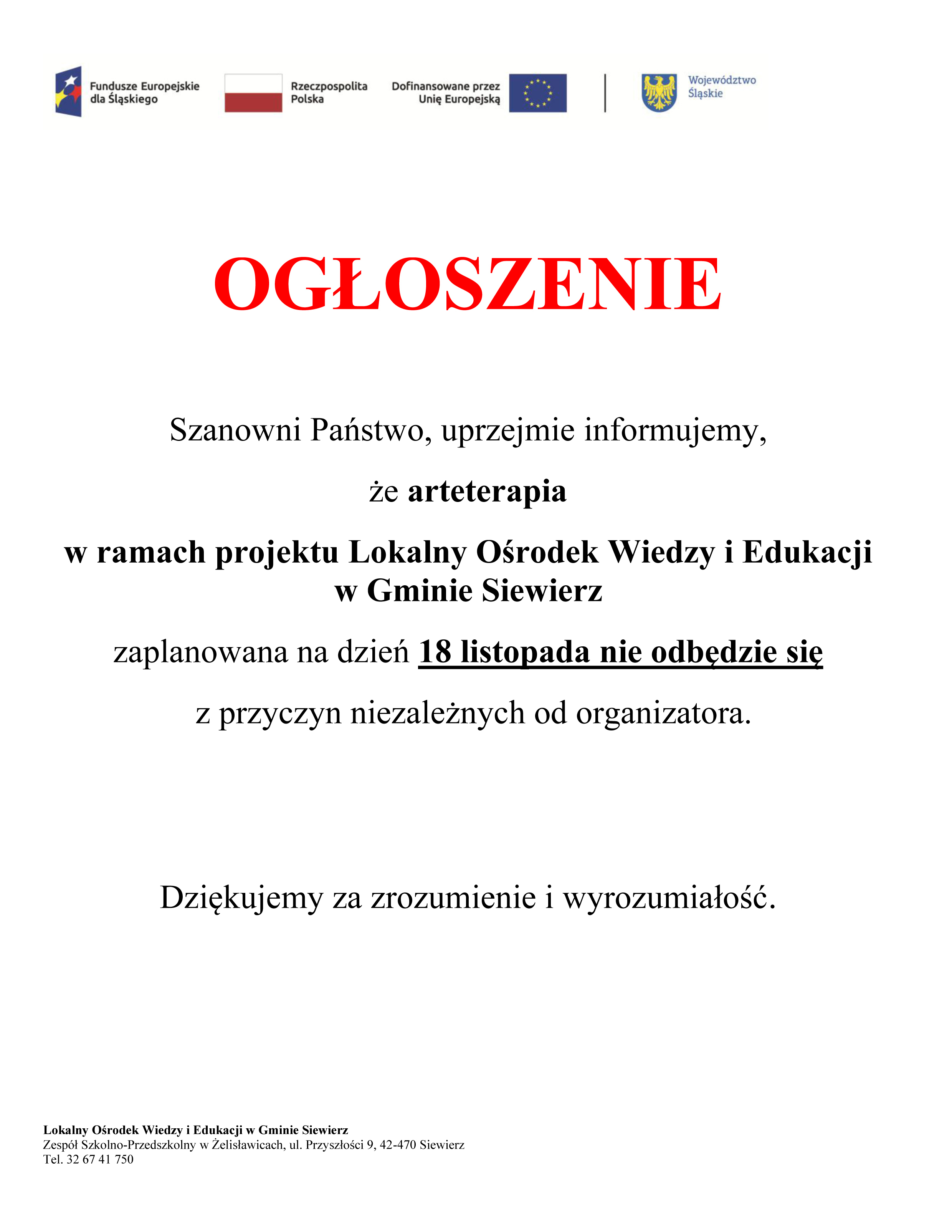 Ogłoszenie